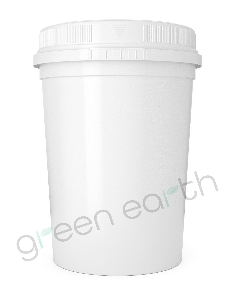 Child Resistant White 16oz Plastic Container 104/Box