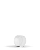 Small Recyclable Clear Plastic Jars w/ Lids & White Silicone Inserts