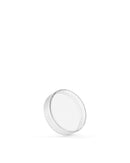 Small Recyclable Clear Plastic Jars w/ Lids & White Silicone Inserts