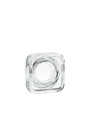 Qube | Child Resistant | Small Square Glass Jars w/ Lids