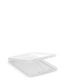 Recyclable Hinged Lid Slim Plastic Containers