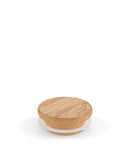 Straight Sided Clear Glass Jars w/ Wooden Lids