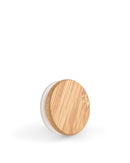 Straight Sided Clear Glass Jars w/ Wooden Lids