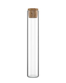 Recyclable Clear Glass Tubes w/ Cork Tops