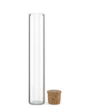 Recyclable Clear Glass Tubes w/ Cork Tops