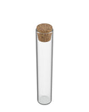 Recyclable Clear Glass Tubes w/ Cork Tops