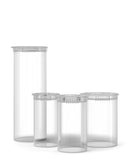Child Resistant | Translucent Recyclable Plastic Pop Top Containers