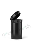 Child Resistant Opaque Recyclable Plastic Pop Top Containers | 6 Dram - Black | Sample Green Earth Packaging - 1