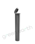 Child Resistant | Opaque Recyclable Plastic Pop Top Squeeze Tubes 95mm | Silver Open Green Earth Packaging - 24