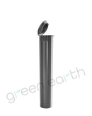 Child Resistant Opaque Recyclable Plastic Pop Top Silver Squeeze Tubes | 95mm - Open | Sample Green Earth Packaging - 1