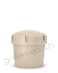 Child Resistant | Push & Turn Biodegradable Plant Based Containers 22 Dram | Brown Green Earth Packaging - 1