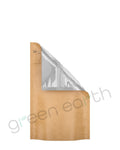 Tamper Evident | Kraft Paper Mylar Bags w/ Windows 4in x 6.5in | 1000 Count Brown Green Earth Packaging - 7