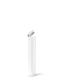 Child Resistant Opaque Recyclable Plastic Pop Top Tubes | 70mm - White - Open | Sample