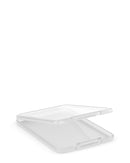 Recyclable Hinged Lid Slim Plastic Containers