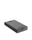 Child Resistant | Recyclable Press N Pull Slide Out Black Plastic Container