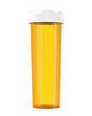 Child Resistant | Translucent Recyclable Push & Turn Plastic Reversible Cap Vials