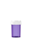 Child Resistant | Translucent Recyclable Push & Turn Plastic Reversible Cap Vials