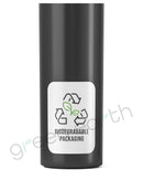 Biodegradable Packaging Symbol 0.375in x 5in Rectangular Sticker Labels 0.375in x 5in | White Green Earth Packaging - 3