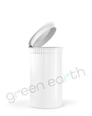 Child Resistant | Biodegradable Plastic Pop Top Containers 19 Dram | 225 Count White Green Earth Packaging - 13