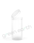 Child Resistant | Biodegradable Plastic Pop Top Containers 13 Dram | 315 Count Clear Green Earth Packaging - 8