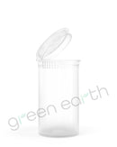 Child Resistant | Biodegradable Plastic Pop Top Containers 19 Dram | 225 Count Clear Green Earth Packaging - 9
