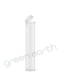 Child Resistant | Biodegradable Plastic Pop Top Squeeze Tubes 95mm | 1000 Count Clear Green Earth Packaging - 9