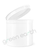Child Resistant | Opaque Recyclable Plastic Pop Top Containers 90 Dram | 64 Count White Green Earth Packaging - 26