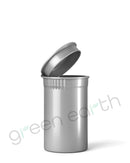Child Resistant | Opaque Recyclable Plastic Pop Top Containers 6 Dram | 600 Count Silver Green Earth Packaging - 11