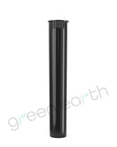 Child Resistant Opaque Recyclable Plastic Pop Top Black Squeeze Tubes | 116mm - Closed | Sample Green Earth Packaging - 1