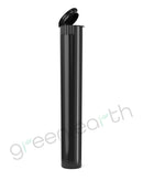 Child Resistant Opaque Recyclable Plastic Pop Top Black Squeeze Tubes | 116mm - Open | Sample Green Earth Packaging - 1