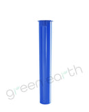 Child Resistant Opaque Recyclable Plastic Pop Top Blue Squeeze Tubes | 116mm - Closed | Sample Green Earth Packaging - 1