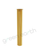 Child Resistant Opaque Recyclable Plastic Pop Top Gold Squeeze Tubes | 116mm - Closed | Sample Green Earth Packaging - 1