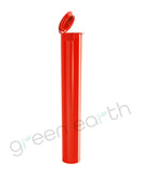 Child Resistant Opaque Recyclable Plastic Pop Top Red Squeeze Tubes | 116mm - Open | Sample Green Earth Packaging - 1