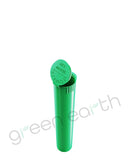 Child Resistant | Opaque Recyclable Plastic Pop Top Squeeze Tubes 95mm | Green Closed Green Earth Packaging - 3