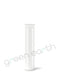 Child Resistant | Opaque Recyclable Plastic Pop Top Squeeze Tubes 90mm | White Closed Green Earth Packaging - 18