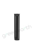 Child Resistant | Opaque Recyclable Plastic Pop Top Squeeze Tubes 90mm | Black Closed Green Earth Packaging - 10