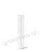 Child Resistant | Opaque Recyclable Plastic Pop Top Squeeze Tubes 95mm | White Closed Green Earth Packaging - 20