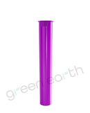 Child Resistant | Opaque Recyclable Plastic Pop Top Squeeze Tubes 116mm | Purple Closed Green Earth Packaging - 40