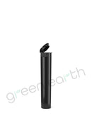 Child Resistant Opaque Recyclable Plastic Pop Top Black Squeeze Tubes | 70mm - Open | Sample Green Earth Packaging - 1