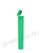 Child Resistant | Opaque Recyclable Plastic Pop Top Squeeze Tubes 95mm | Green Open Green Earth Packaging - 1