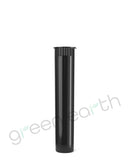 Child Resistant | Opaque Recyclable Plastic Pop Top Squeeze Tubes 95mm | Black Closed Green Earth Packaging - 12