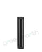 Child Resistant Opaque Recyclable Plastic Pop Top Black Squeeze Tubes | 90mm - Closed | Sample Green Earth Packaging - 1