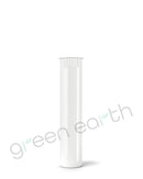 Child Resistant Opaque Recyclable Plastic Pop Top White Squeeze Tubes | 90mm - Closed | Sample Green Earth Packaging - 1