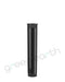 Child Resistant Opaque Recyclable Plastic Pop Top Black Squeeze Tubes | 95mm - Closed | Sample Green Earth Packaging - 1