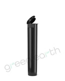 Child Resistant Opaque Recyclable Plastic Pop Top Black Squeeze Tubes | 95mm - Open | Sample Green Earth Packaging - 1