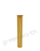 Child Resistant Opaque Recyclable Plastic Pop Top Gold Squeeze Tubes | 95mm - Closed | Sample Green Earth Packaging - 1