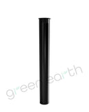 Child Resistant Opaque Recyclable Plastic Pop Top Tubes | 150mm - Black - Closed | Sample Green Earth Packaging - 1