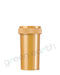 CR | Opaque Recyclable Push & Turn Plastic Reversible Cap Vials 40 Dram | 150 Count Gold Green Earth Packaging - 42
