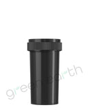 Child Resistant | Opaque Push & Turn Plastic Reversible Cap Vials 40 Dram | 150 Count Black Green Earth Packaging - 19