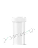 Child Resistant Opaque Recyclable Push & Turn Plastic Reversible Cap Vials | 40 Dram - SMPL-RCW40 - Green Earth Packaging - 1